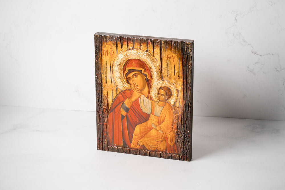 Large Byzantine Style Orthodox Icons ~ Mother Mary