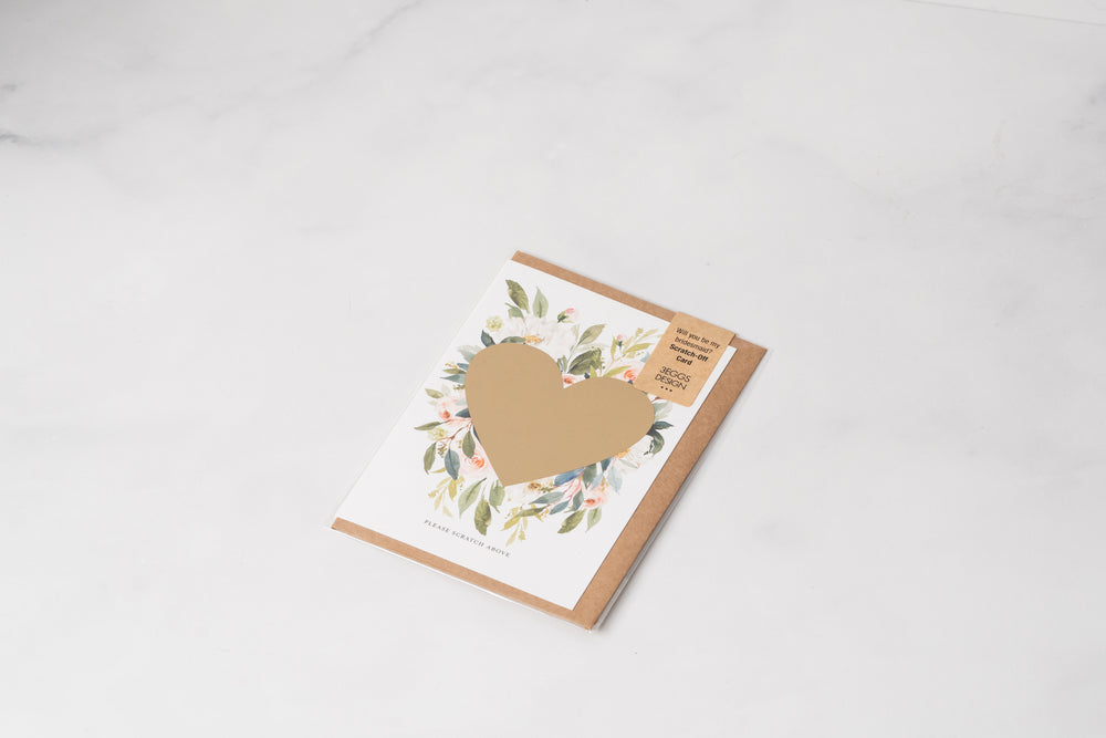 'Will you be my Bridesmaid?' Scratch Off Card