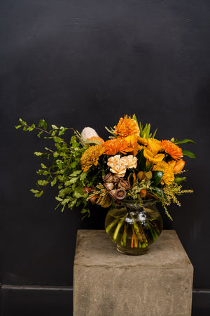 Peach & Burnt Orange Signature Bouquet