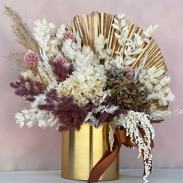 Medium Preserved Floral Arrangement in Pot