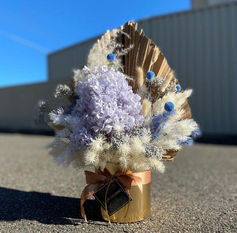 Medium Preserved Floral Arrangement in Pot