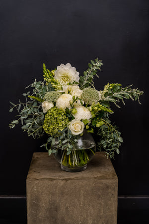 White & Green Signature Bouquet