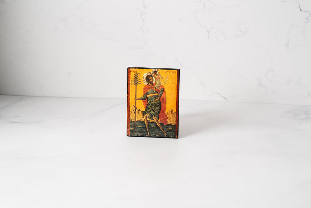 Mini Orthodox Icon ~ Male Saints