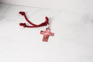Small Cross with Marble Detail