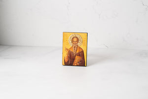 Mini Orthodox Icon ~ Male Saints