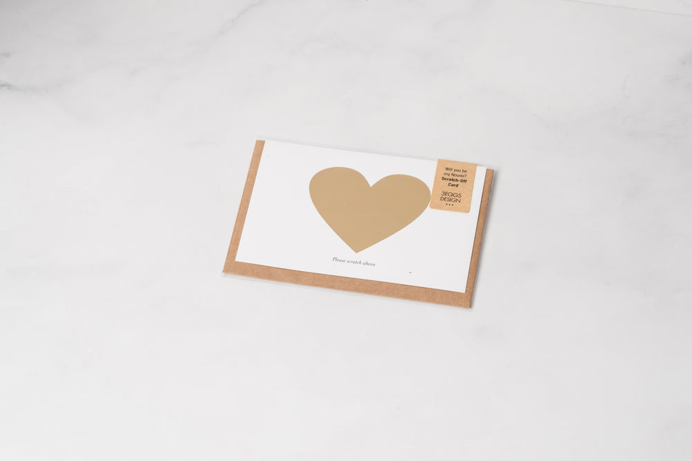 'Will you be my Godfather / Godmother / Nouno / Nouna?' Scratch Off Card