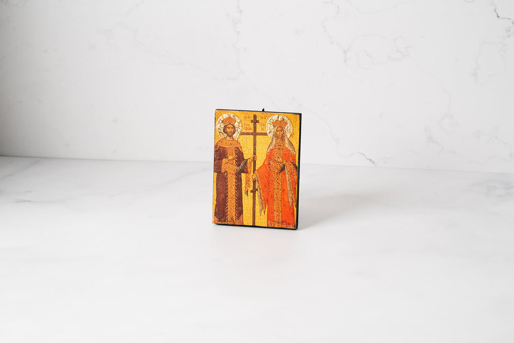 Mini Orthodox Icon ~ Male Saints
