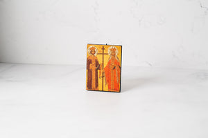 Mini Orthodox Icon ~ Male Saints