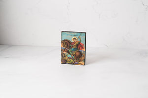 Mini Orthodox Icon ~ Male Saints