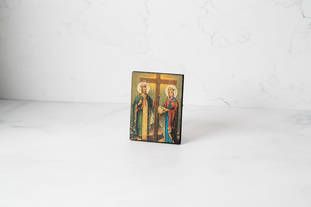 Mini Orthodox Icon ~ Male Saints