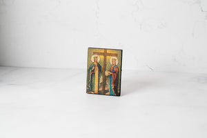 Mini Orthodox Icon ~ Male Saints