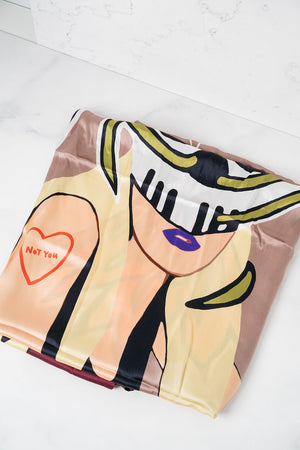 Greek 'Modern Day Goddess 2' Silk Scarf