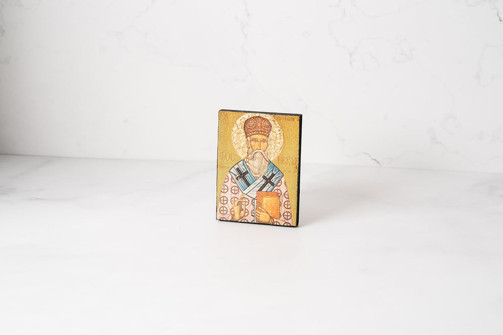 Mini Orthodox Icon ~ Male Saints