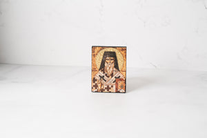 Mini Orthodox Icon ~ Male Saints