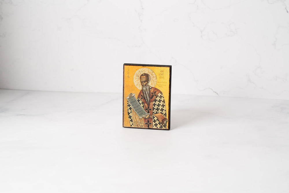 Mini Orthodox Icon ~ Male Saints