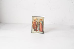 Mini Orthodox Icon ~ Male Saints