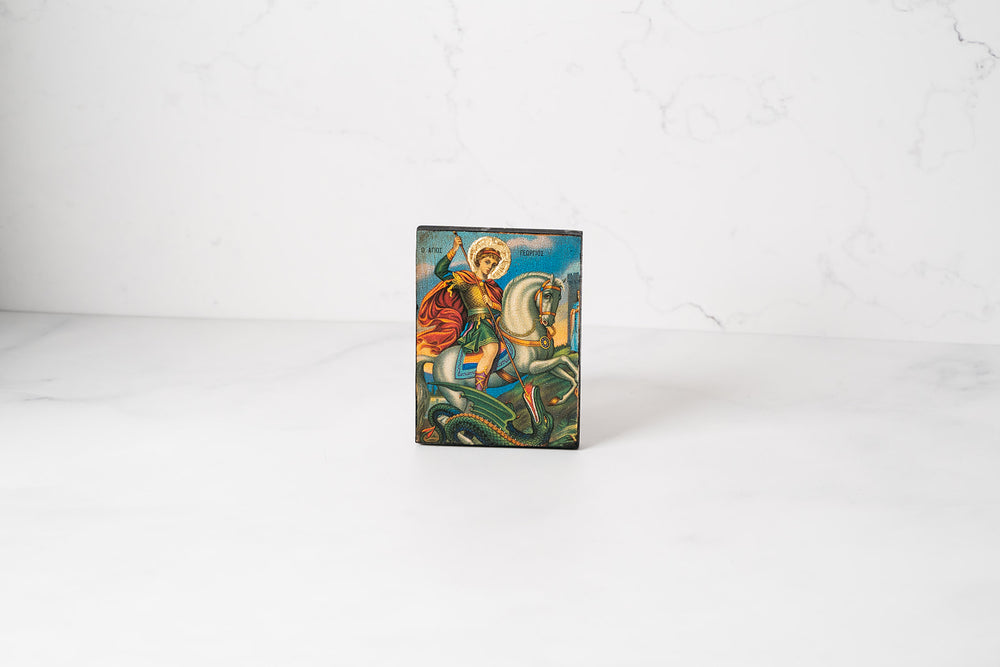Mini Orthodox Icon ~ Male Saints