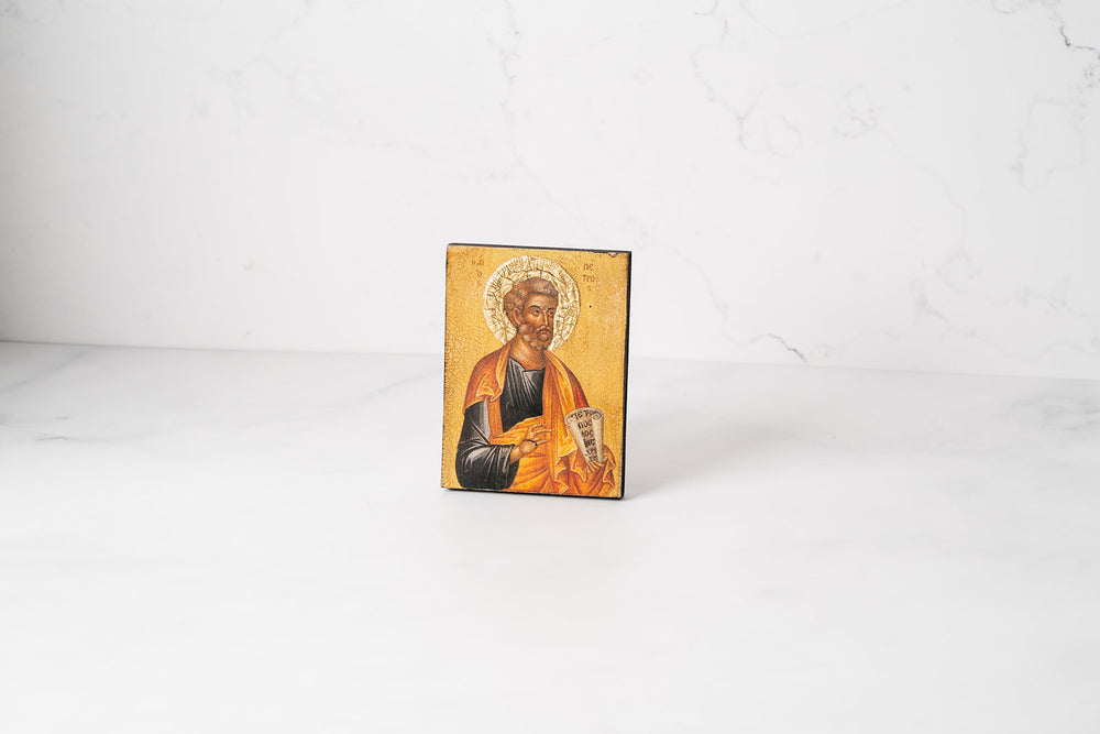 Mini Orthodox Icon ~ Male Saints