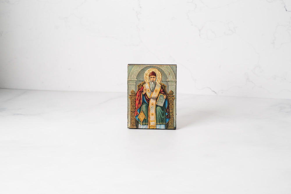 Mini Orthodox Icon ~ Male Saints