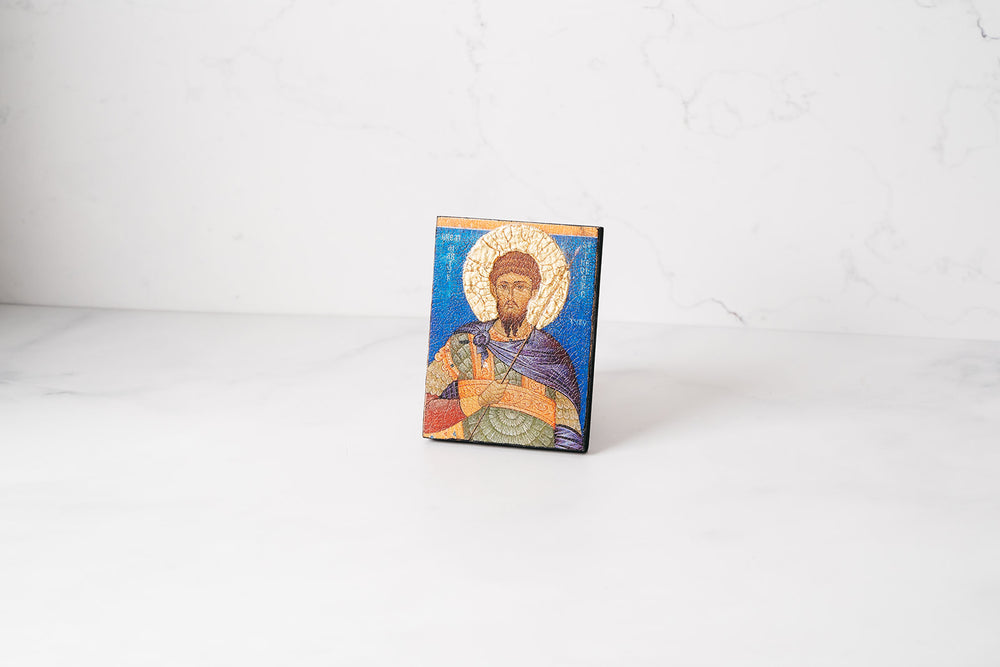 Mini Orthodox Icon ~ Male Saints