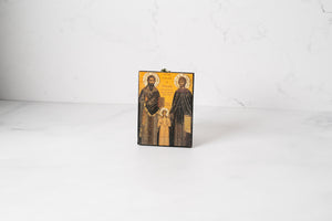 Mini Orthodox Icon ~ Male Saints