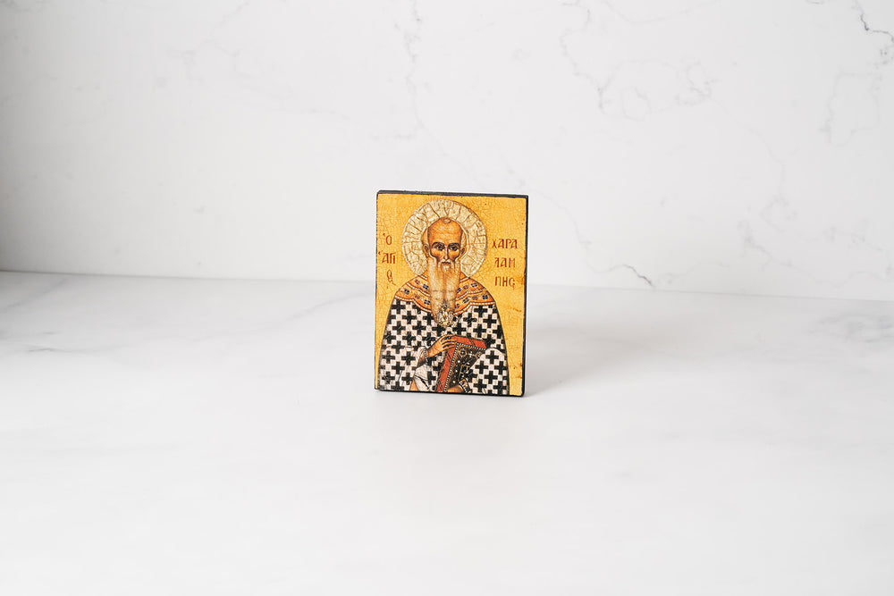 Mini Orthodox Icon ~ Male Saints