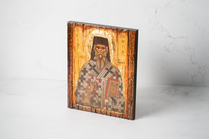 Large Byzantine Style Orthodox Icon ~ Male Saints