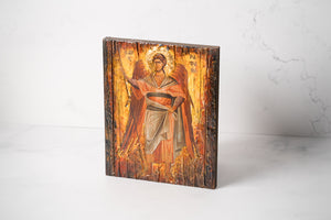 Large Byzantine Style Orthodox Icon ~ Male Saints