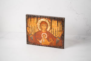 Large Byzantine Style Orthodox Icons ~ Mother Mary