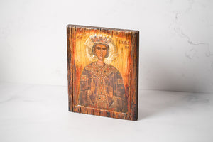 Large Byzantine Style Orthodox Icon ~ Female Saints