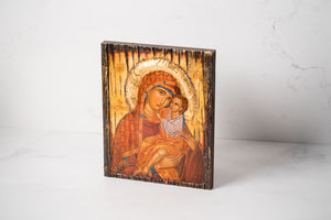 
            
                Load image into Gallery viewer, Large Byzantine Style Orthodox Icons ~ Mother Mary
            
        