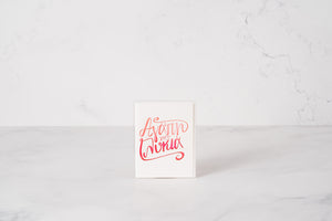 Letter Press Cards