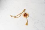 Mini Orthodox Icons on Rope ~ Jesus Christ and Mother Mary