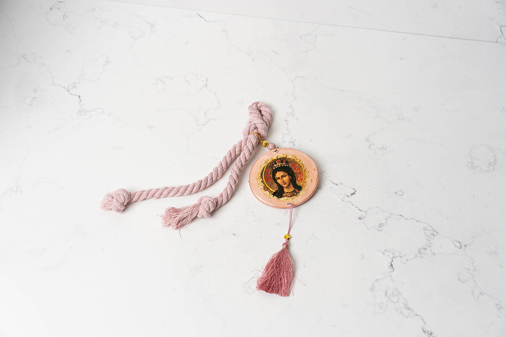 
            
                Load image into Gallery viewer, Mini Orthodox Icon on Rope ~ Female Saints
            
        