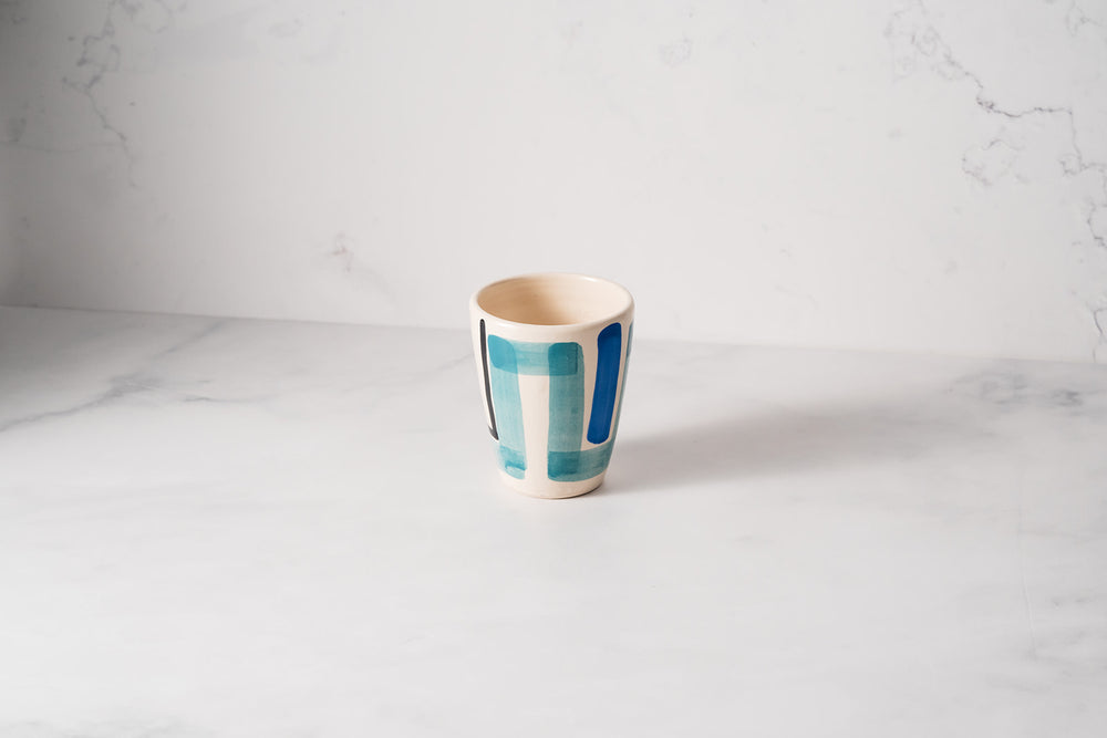 Cyan Ceramic Cup