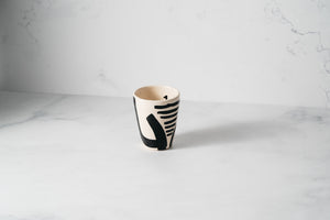 
            
                Load image into Gallery viewer, Black &amp;amp; White Ceramic Cup
            
        