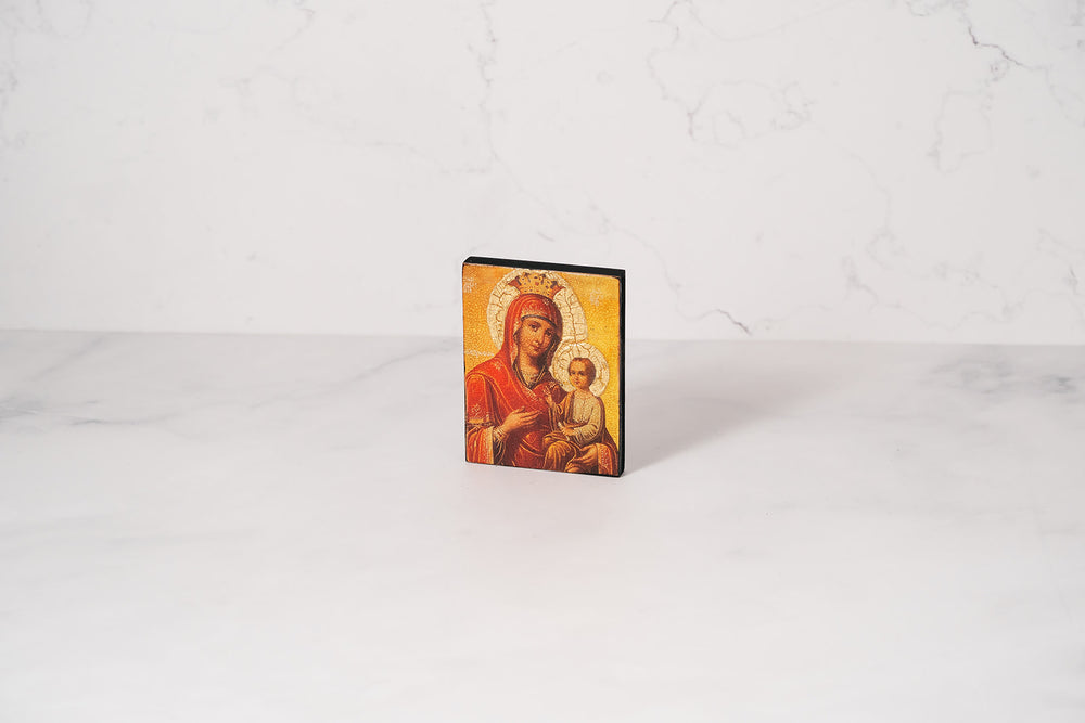 Mini Orthodox Icons ~ Jesus Christ and Mother Mary