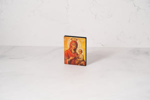 Mini Orthodox Icons ~ Jesus Christ and Mother Mary