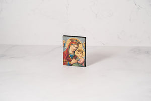 Mini Orthodox Icons ~ Jesus Christ and Mother Mary