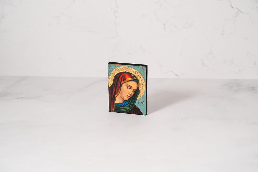 Mini Orthodox Icons ~ Jesus Christ and Mother Mary