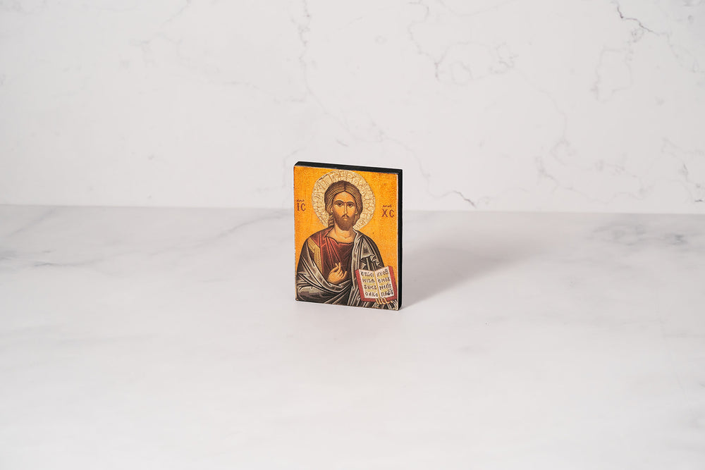 Mini Orthodox Icons ~ Jesus Christ and Mother Mary