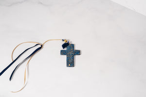 Small Decorative Cross with Paisley motif