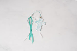 Small Decorative Cross with Paisley motif