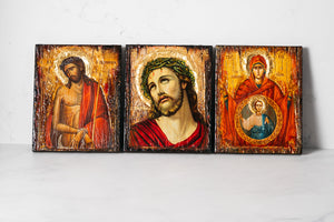 
            
                Load image into Gallery viewer, Large Byzantine Style Orthodox Icon ~ Jesus Christ
            
        