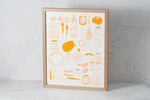 Pantopoleio Screen Printed Poster in Frame
