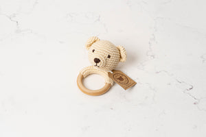 Hand Crochet Shaker Ring Toys