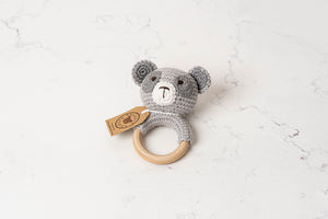 Hand Crochet Shaker Ring Toys