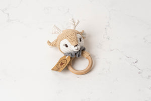 Hand Crochet Shaker Ring Toys