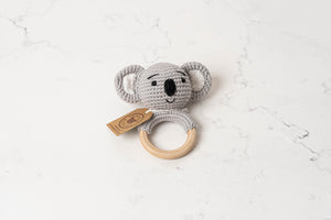 Hand Crochet Shaker Ring Toys