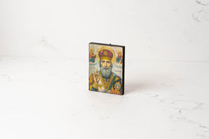 Mini Orthodox Icon ~ Male Saints